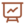 line graph presentation icon